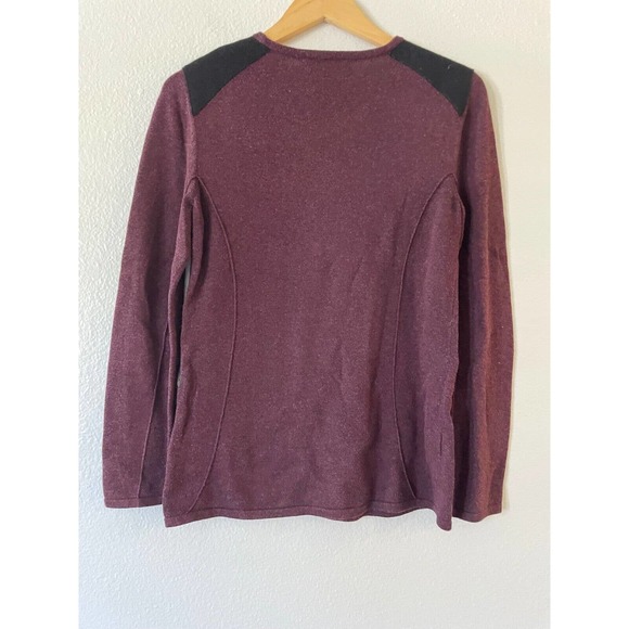 Indigenous Size S Organic Peruvian Cotton Pullover Sweater Studded Alpaca Wool - Picture 4 of 10